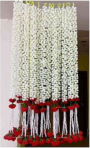 Buy SPHINX Artificial Jasmine Buds & Clustered Rose Strings for Festive ...