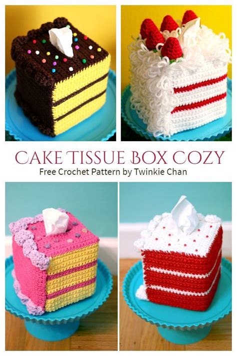 Crochet Tissue Box Cover Tutorial 的图像结果