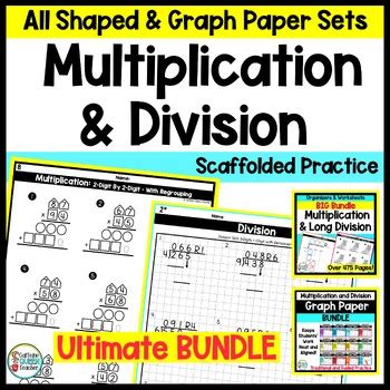 2 Diget Division Worksheets Teaching Resources | TPT
