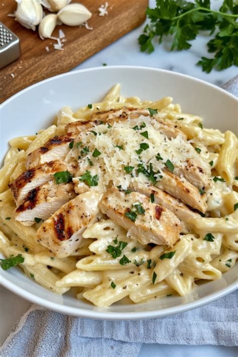 Grilled Chicken Alfredo
