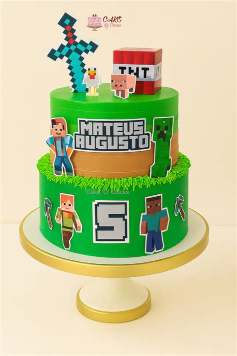 Minecraft Theme Cakes – CAKE O CLOCKS