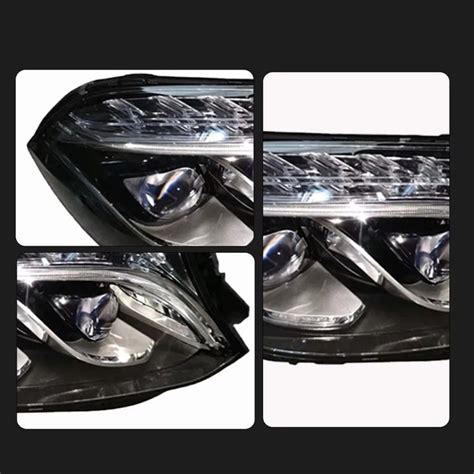 Ml W166 2012-2015 Car Front Upgraded Head Light Lamp Xenon Headlight ...