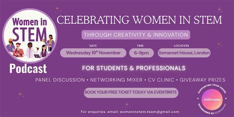 Women in STEM: Celebrating Creativity & Innovation, Somerset House ...