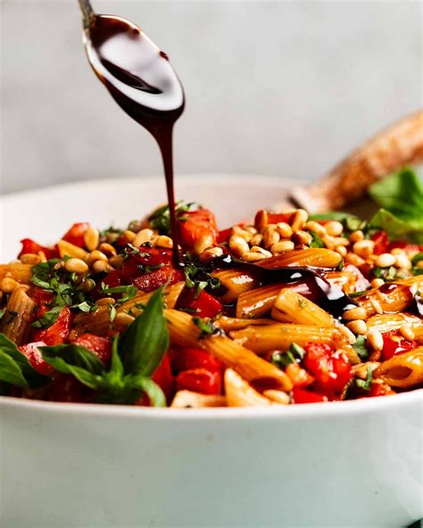 Bruschetta summer pasta salad - RecipeTin Eats