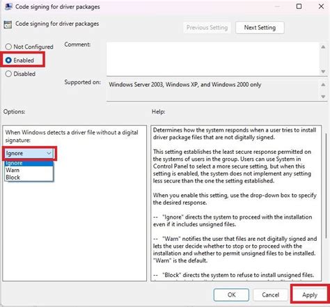 Image result for Windows 1.0 Unsigned Drivers Fail When Secure Boot Re-Enabled