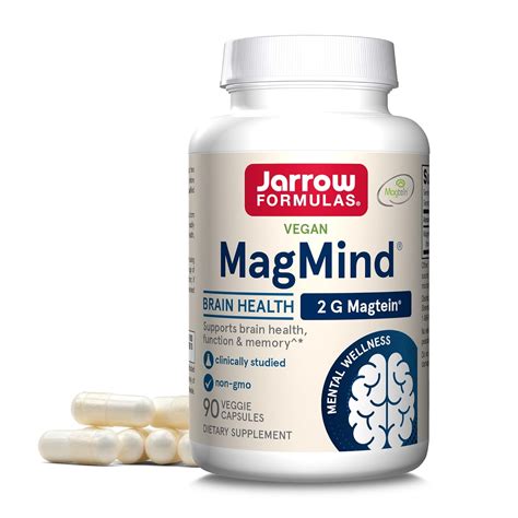 Jarrow Formulas Magmind Nutritional Supplement, 90 Count : Amazon.in ...