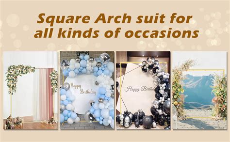 ProKart Premium Metal 6.6FT Round Backdrop Stand | Gold Arch Balloon ...