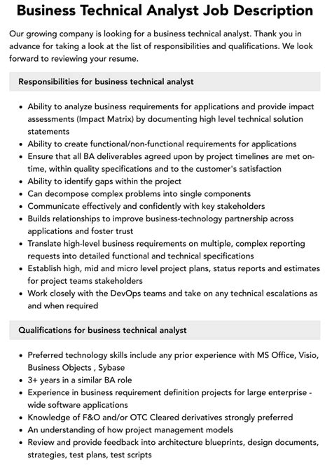 Image result for Technical Analyst Job
