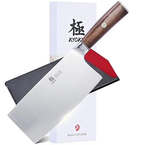 Buy KYOKU - Daimyo Series - Japanese 440C Stainless Steel Kitchen Knife ...