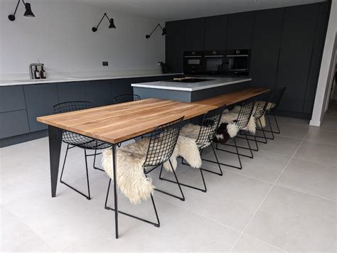Made to measure oak, walnut and pine dining table tops