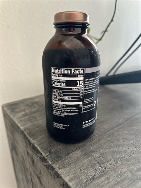 Do Starbucks cold brew bottles break a fasting? : r/intermittentfasting