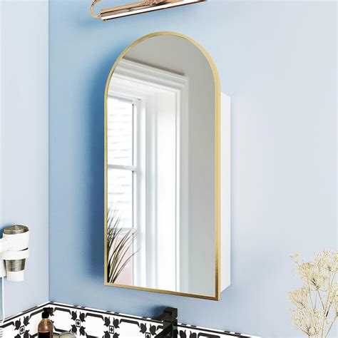 Amazon.com: Arched Medicine Cabinet with Mirror,Bathroom Mirror with ...