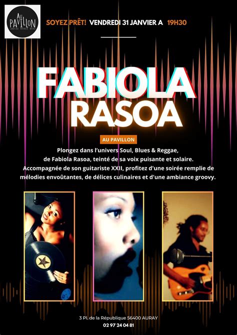 ? Fabiola Rosa en concert : Une soirée entre Reggae, Soul et Blues au ...