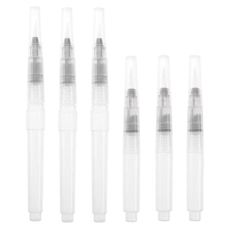 6pcs Water Coloring Brush Pens Watercolor Painting Brushes Pen Drawing ...