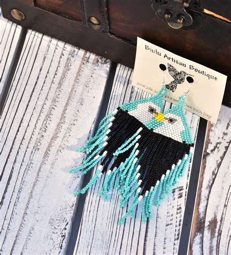 Native American Eagle Earrings Native American Beaded | Etsy Canada