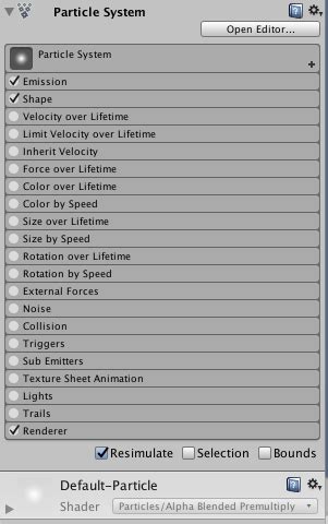 Unity Firework Particle 2D 的图像结果
