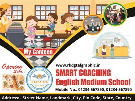 Food Canteen Banner Design Download PSD Template