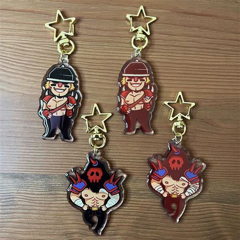 Lisa the Painful Buzzo and Rando Acrylic Keychain Cute Acrylic Charm 2. ...