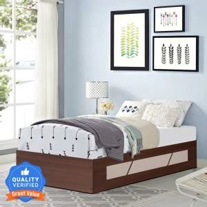 Trevi Native Engineered Wood Single Box Bed Price in India - Buy Trevi ...
