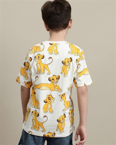 Lion King Printed Regular Fit Tshirt For Boys – Kidsville