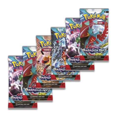 Pokémon TCG: Scarlet & Violet-Paradox Rift Sleeved Booster Bundle (6 ...