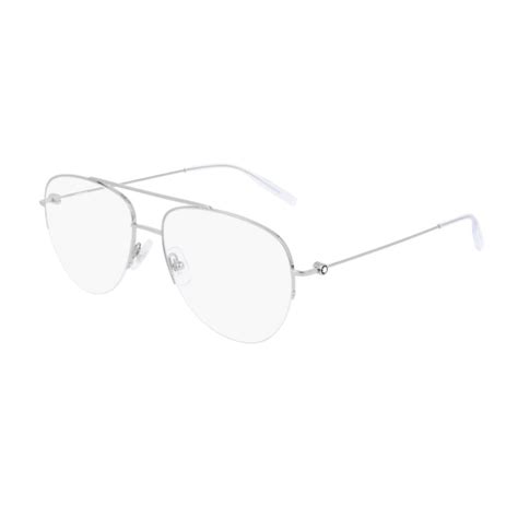 Mont Blanc MB 0077O Metal Aviator frame