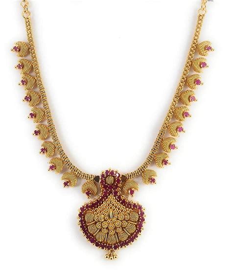 AFJ GOLD Yellow 1 Gram Micro Gold Plated & Copper Traditional Fashion ...