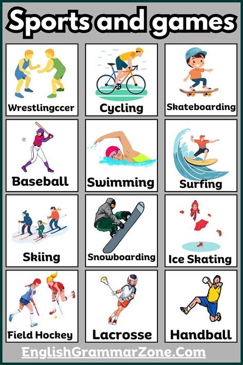 Sports Types 的图像结果