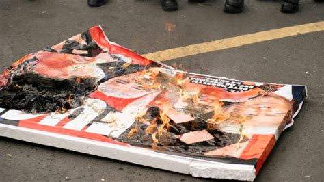 Panamanians hit streets, burn US flags to protest against Pete Hegseth ...