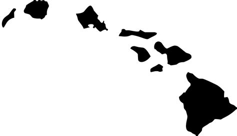Hawaiian Islands Black And White - Viewing Gallery - ClipArt Best ...