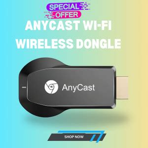 GUGGU AnyCast Wi-Fi Wireless Display Dongle Wireless HDMI Screen ...