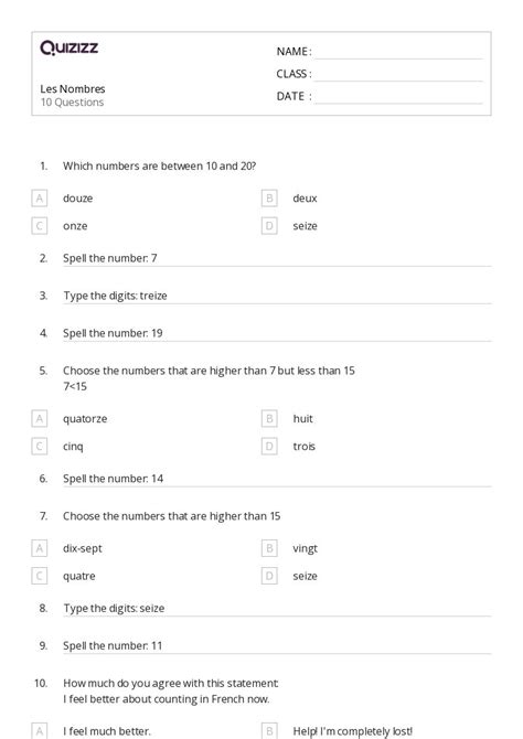 50+ Counting Numbers 11-20 worksheets for 4th Class on Quizizz | Free ...