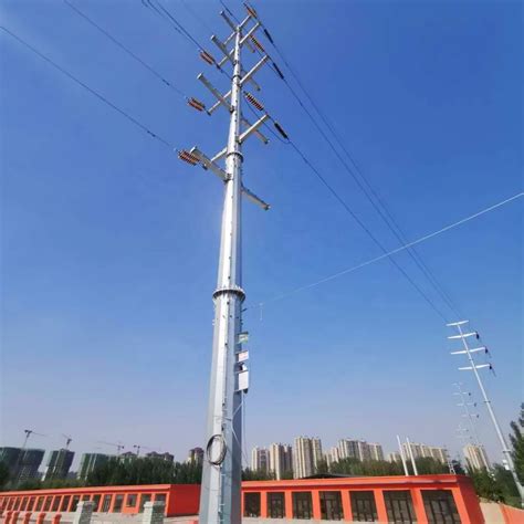 Tapered Tubular Steel Pole - Communication tower,Lattice tower,Self ...