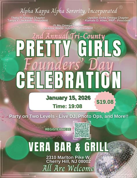 Pretty Girls Founders Day Celebration Hosted by PMO, TPO & UDO Chapters ...
