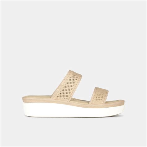 Bata Comfit yellow open toe flat mules for women | Bata