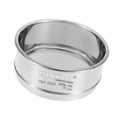 MANIKARN Test Sieve Dia 4 inch 75 Micron Stainless Steel Lab India | Ubuy