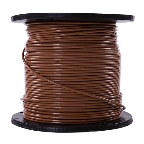 Southwire SIMpull 1000-ft 6-AWG Brown Stranded Copper Thhn Wire (By-the ...