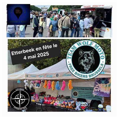 Stand Team Wolf Etterbeek en fête 4 mai 2025, Avenue De Tervuren ...