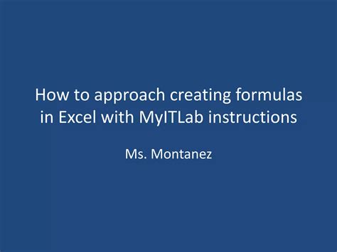 Excel Creating Formulas For 的图像结果