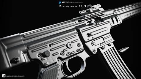现代枪械次世代游戏热武器绘画参考素材