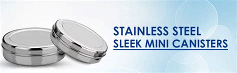Buy Jagani Steels Choclate Sleek Stainless Steel Canister Dabba, 300ml ...