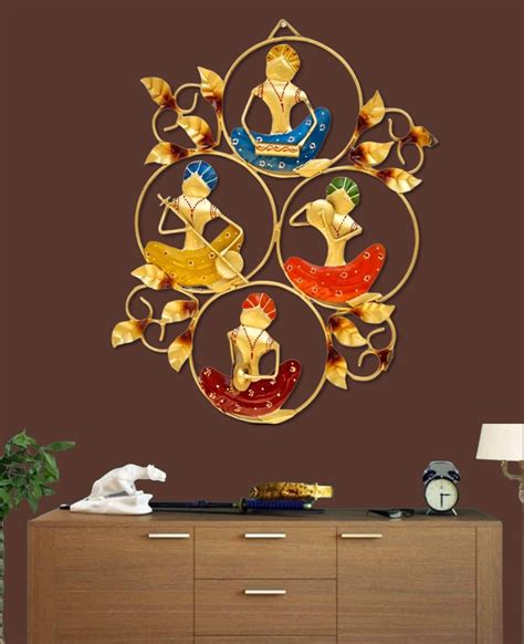 ZXC Metal Musician Doll Frame Wall Decor/ Wall Hanging for Living Room ...