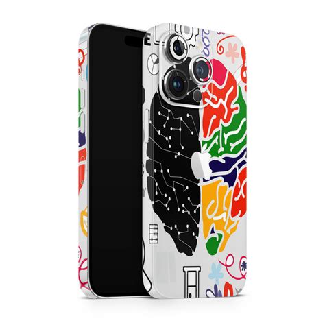 3D Embossed Skin Wrap for Apple iPhone - Brain Reasoning – SkinsLegend