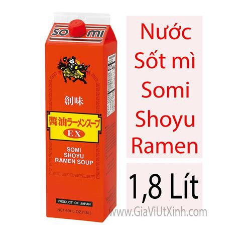 NƯỚC SỐT MÌ SHOYU NHẬT BẢN 1,8 LÍT - JAPAN SOMI SHOYU RAMEN SOUP 1,8L ...