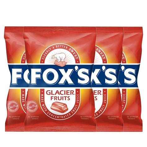 Fox's Glacier Fruit Pack of 4 Pouch, 4 x 195 g : Amazon.in: Grocery ...