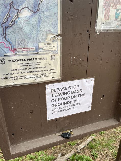 Some keys at Lower Maxwell Falls Trailhead if anyone has heard of ...