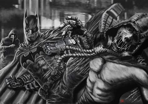 ArtStation - Batman Vs Scarecrow Fan Art