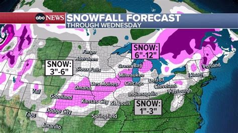 Major snowstorm this week: Over 40 states under blizzard, wind, snow or ...