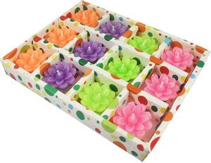 DecorArt Decor Art Lotus Floating, Flower Shape Tealight Candles ...