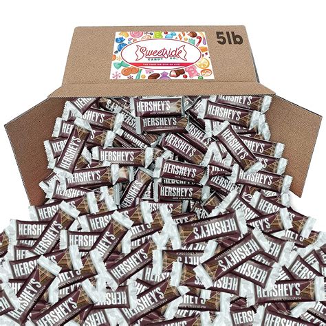 Buy Hershey Chocolate Bars - Mini Hershey Bars Individually Wrapped ...